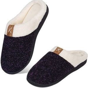 SXxingkong Soft Insulation Indoor Slippers Soft Plush Fleece Plush Plush…